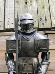Prachtige ridder, geheel metaal-aluminium, zeer fraai - nr. 1