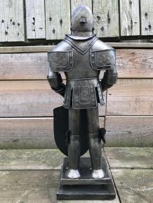Prachtige ridder, geheel metaal-aluminium, zeer fraai - Afbeelding 8