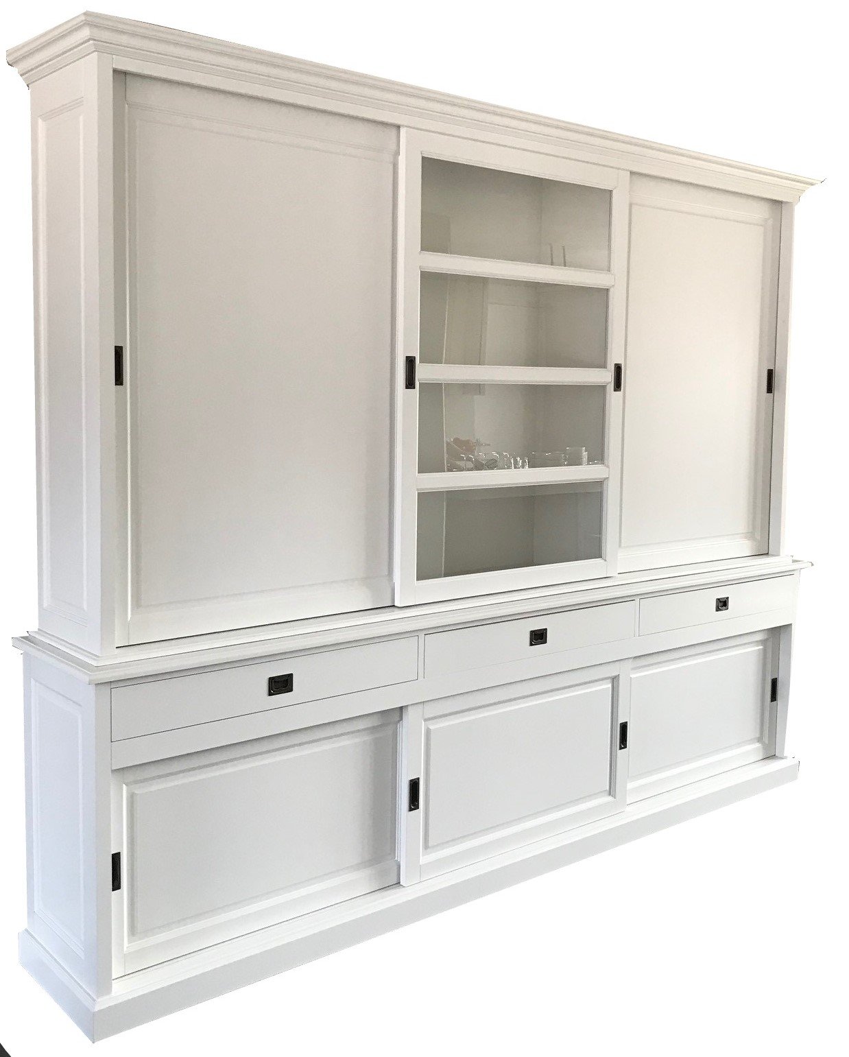 Buffetkast Putten XXL wit - wit 300 x 240cm dichte zijdeuren - nr. 1