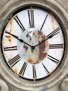 Prachtige fors uurwerk-klok-ossenoog model.-schouw klok - Afbeelding 4