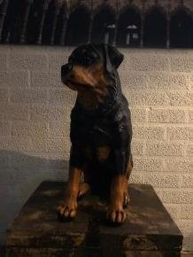 Prachtig polystonen beeld van rottweiler-hond -beeld-kado - Afbeelding 7