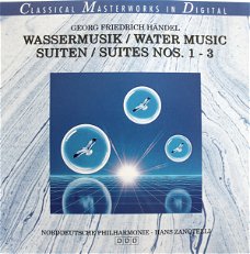 Hans Zanotelli  -  Georg Friedrich Händel ‎– Wassermusik  Suiten / Suites Nos. 1 - 3  (CD)