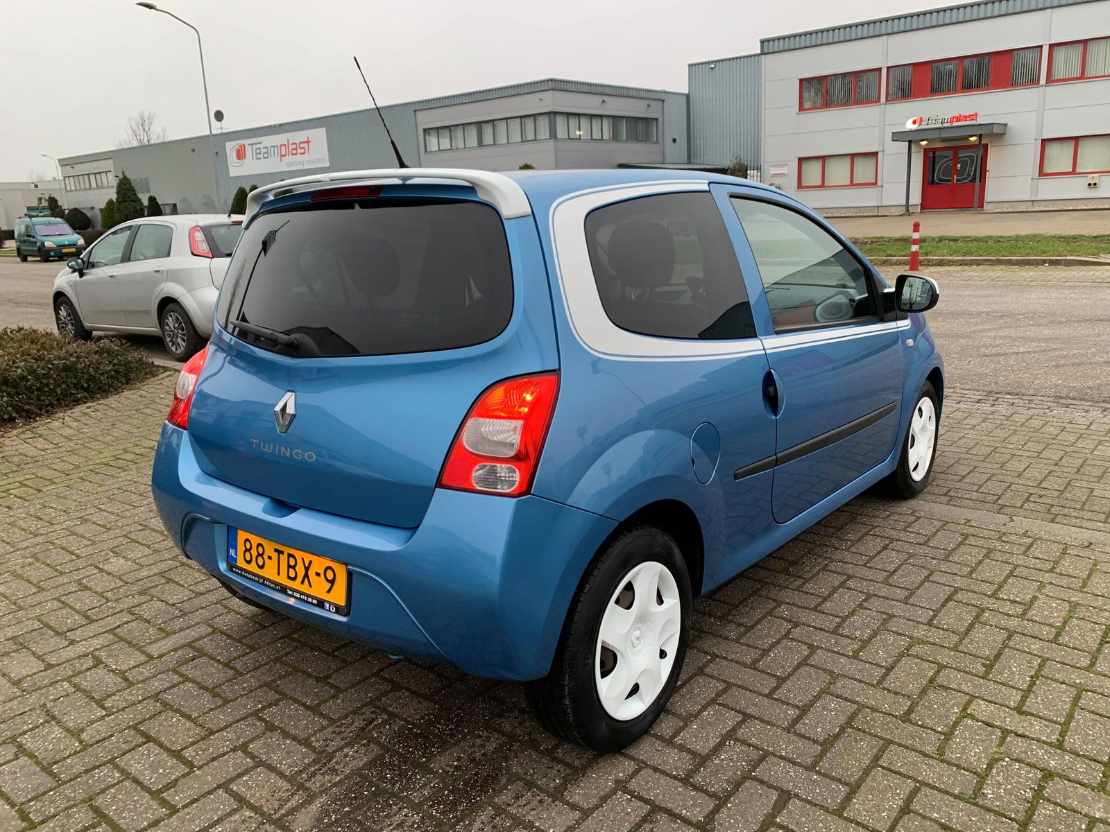 ✅Renault Twingo 1.2 16V 2012 Blauw,NAP,AIRCO, NIEUWE APK! - Afbeelding 3