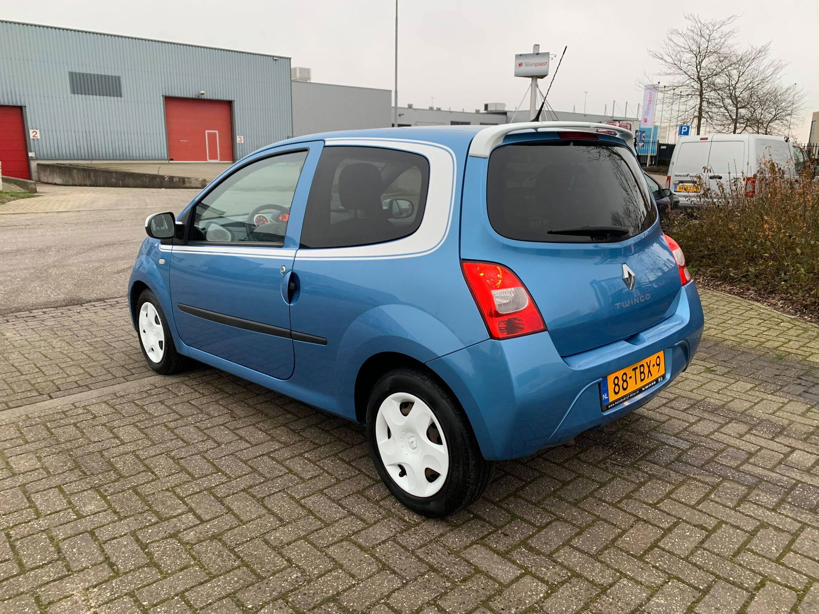✅Renault Twingo 1.2 16V 2012 Blauw,NAP,AIRCO, NIEUWE APK! - Afbeelding 4