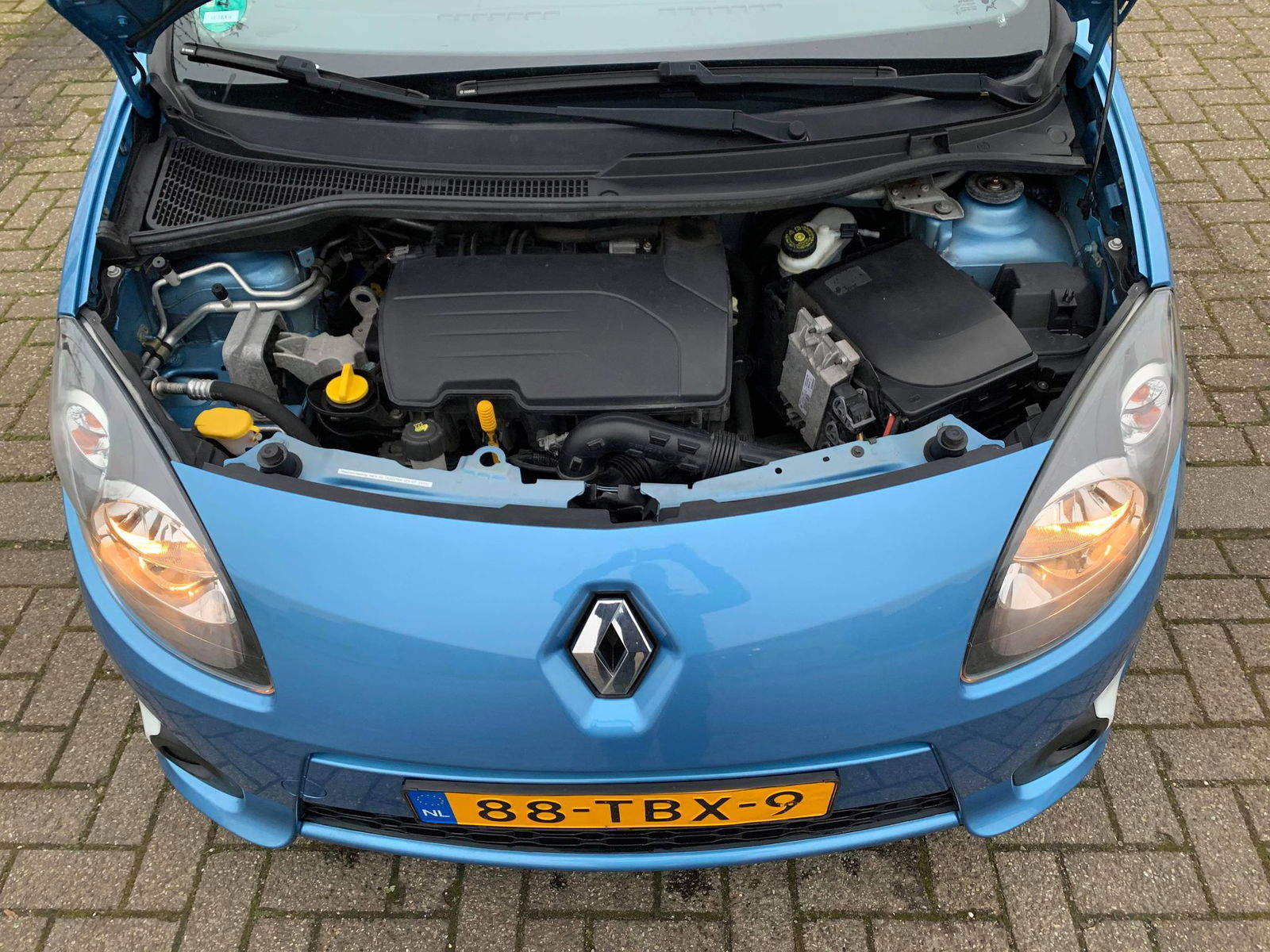 ✅Renault Twingo 1.2 16V 2012 Blauw,NAP,AIRCO, NIEUWE APK! - Afbeelding 8