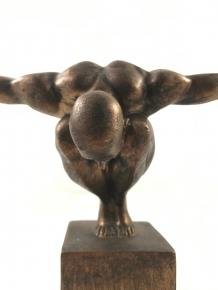 Mooi sculptuur / beeld - Olympian Man, atletische man - Afbeelding 3