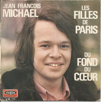 Jean-François Michael ‎– Les Filles De Paris (1970) - 0