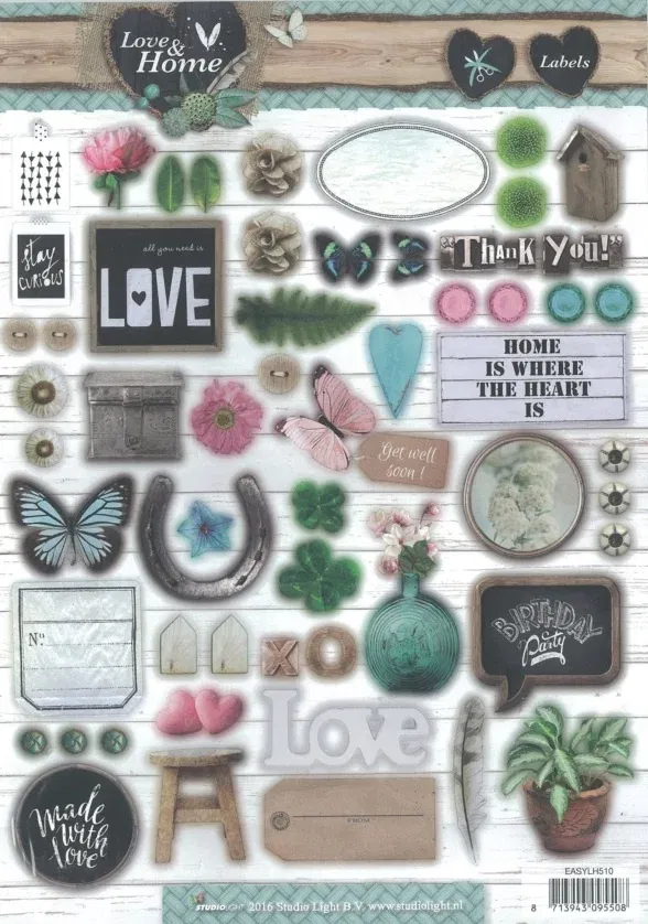 Love & Home A4 Stans-/Uitdrukvel EASYLH510 - nr. 1