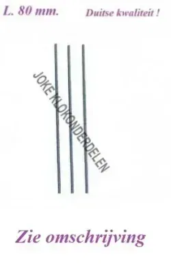 = Tamponstaal = 3 stuks =417022
