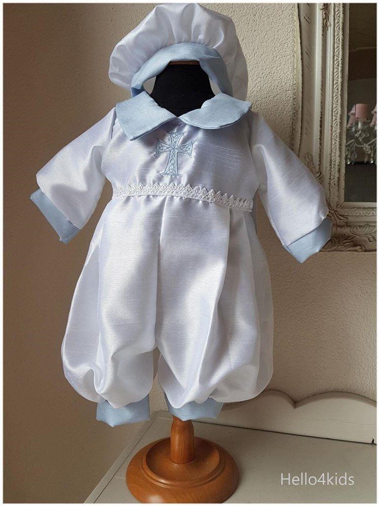 baby pakje doop kleding doopkleedje setje doop Lucas - Afbeelding 2