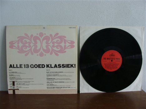 ALLE 13 GOED KLASSIEK Label : HIS MASTER'S VOICE 5C 45-24575 - 1