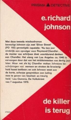 DE KILLER IS TERUG - E.Richard - Afbeelding 2