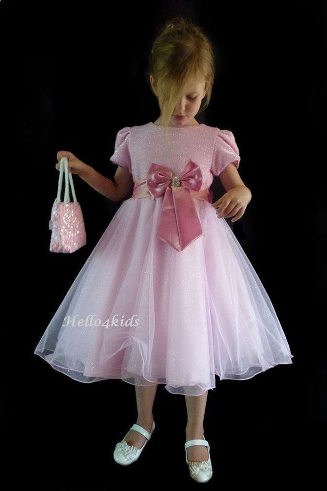 NIEUW roze bruidsmeisjes jurk verjaardags jurkje Rowena - nr. 1