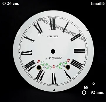 = Comtoise wijzerplaat =44052 - 0