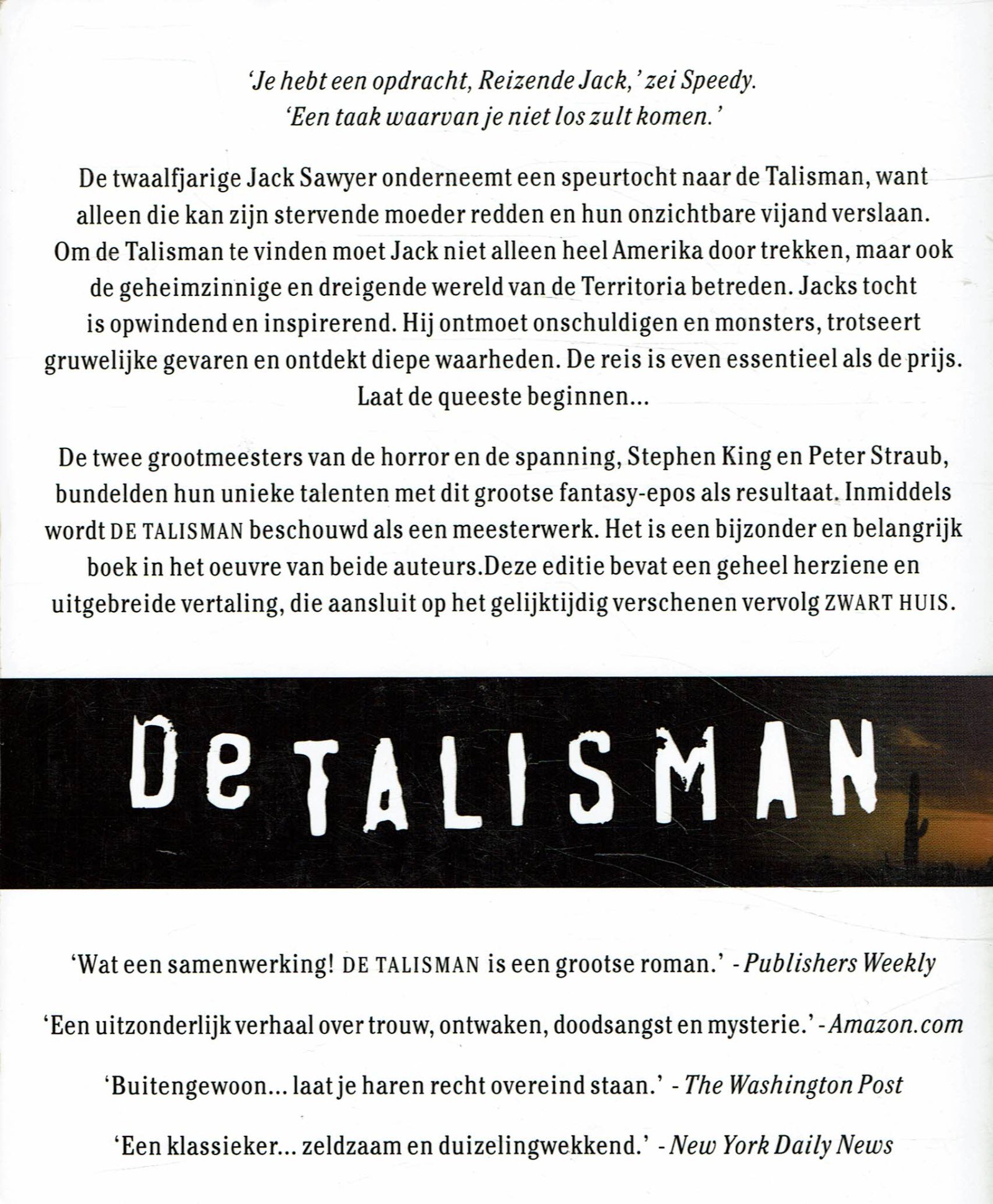 Stephen King & Peter Straub = De talisman - Afbeelding 2