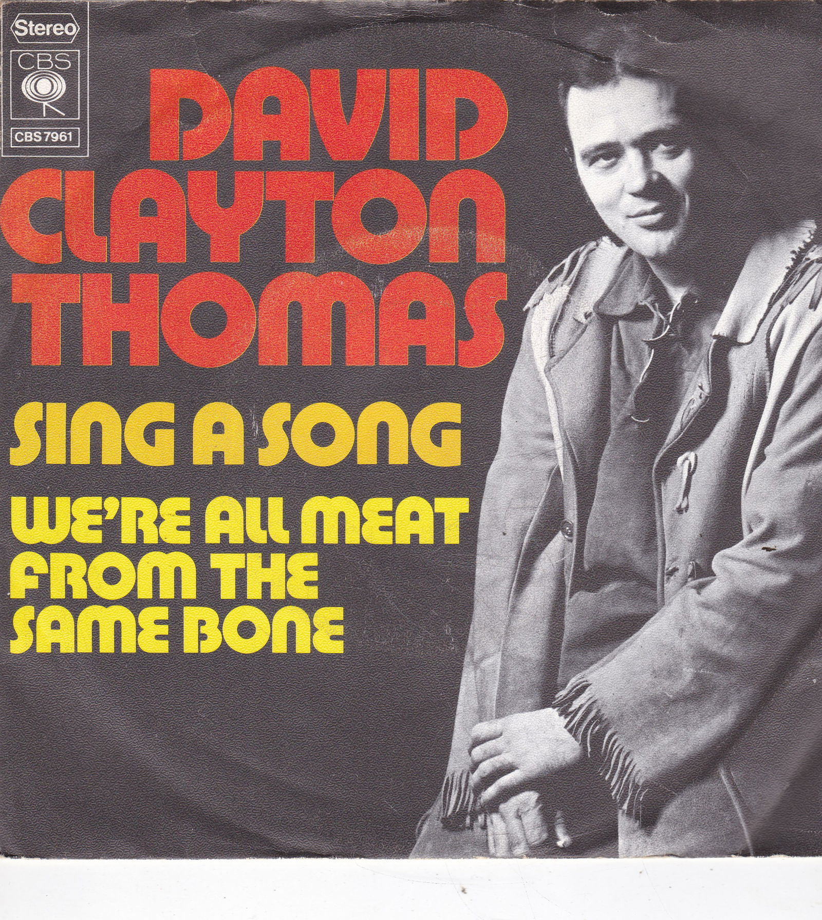 Single David Clayton-Thomas - Sing a song - nr. 1