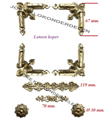 Onderdelen = gewicht regulateur = G. Becker =39366 - Afbeelding 2