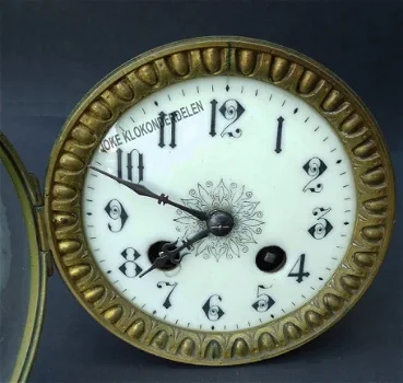 Pendule uurwerk = G. Becker = anno 1893 =39511 - 1