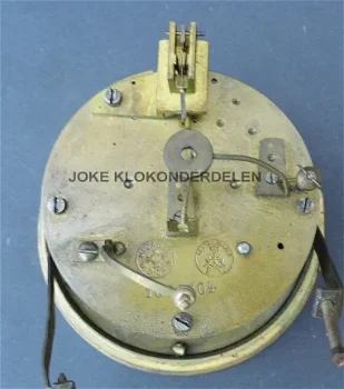 Pendule uurwerk = G. Becker = anno 1893 =39511 - 3