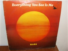 RASA - Everything you see is me. uit 1978 Label : Govinda Records - RA-106 