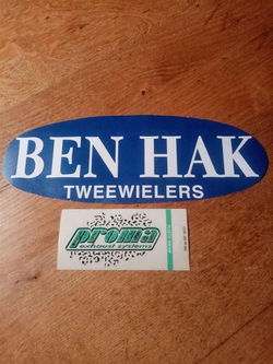 Sticker PROMA groen NIEUW ORIGINEEL