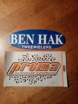 Sticker PROMA oranje NIEUW ORIGINEEL