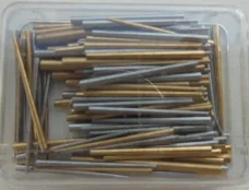 Assortiment voorsteekstiften staal en messing 140 stuks € 21,70