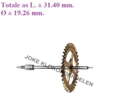 = Ankerwiel = Franse pendule =44067
