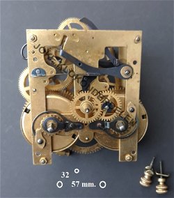 = Regulateur uurwerk = Junghans A 13 =44064