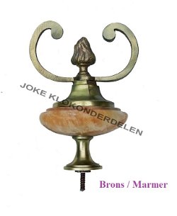 = Klokstel ornament = oud =44063