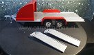 Car Trailer / oprij aanhangwagen 1:18 Auto World - 1 - Thumbnail