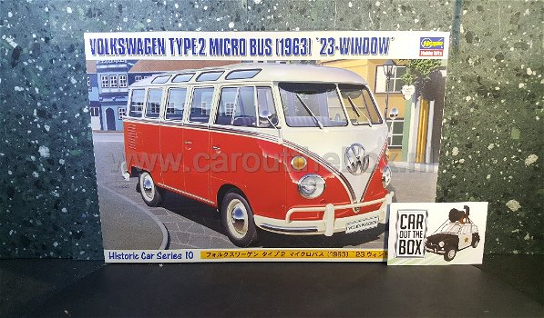 Volkswagen T2 23 WINDOW samba bus 1:24 Hasegawa - 2
