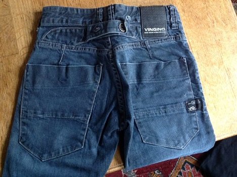 vingino, blue jeans - maat 10 - lengte broekspijp vanaf taille 83 - i.p.st. - 0