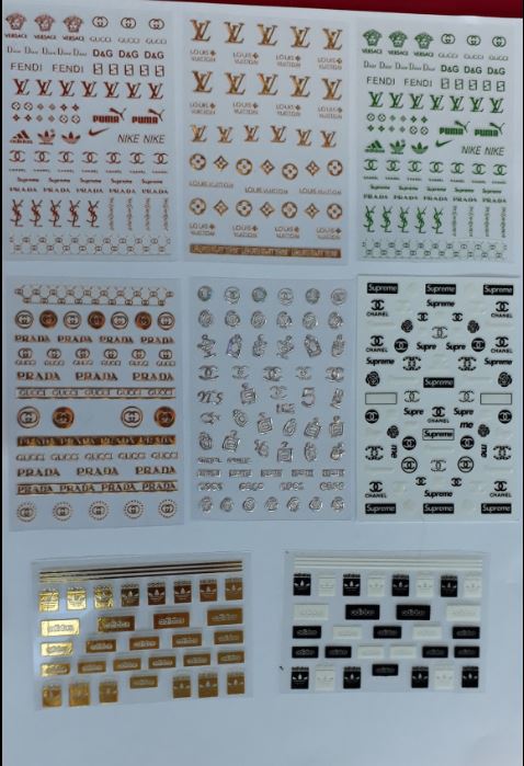 nagelstickers 20 vellen - Afbeelding 2