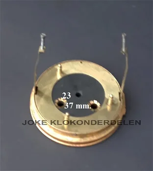 Franse pendule deur/ wijzerplaat =44068 - 2