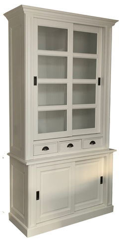 Buffetkast wit - wit Utrecht 130 x 50/40 x 240cm