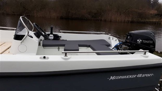 Motorboot Meerwijcker 430 met console - 7