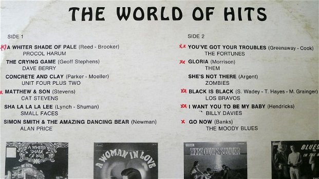 3 div. Compilatie LP's: The world of hits vol.1 / 2 / 3 - 1