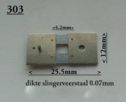 Slingerveer nr. C geschikt voor staande klokken . - 3