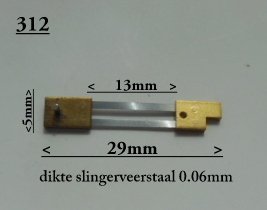 Franse pendule slingerveer nr. 28 - 3