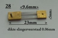 Franse pendule slingerveer nr. 128 - 1