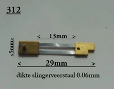 Franse pendule slingerveer nr. 312