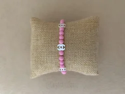 Coco kralen armband ibiza boho mix match stijl roze zilver