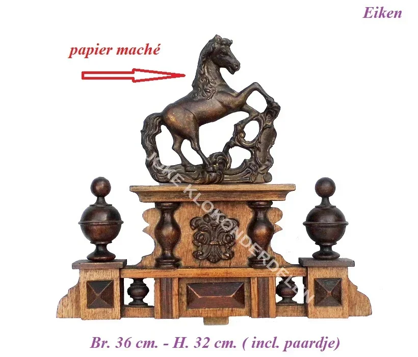 = Kuif ornament = oud =41820 - Afbeelding 2