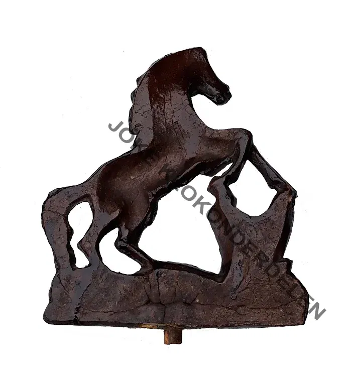 = Klok paardje = Papier maché =43617 - Afbeelding 2