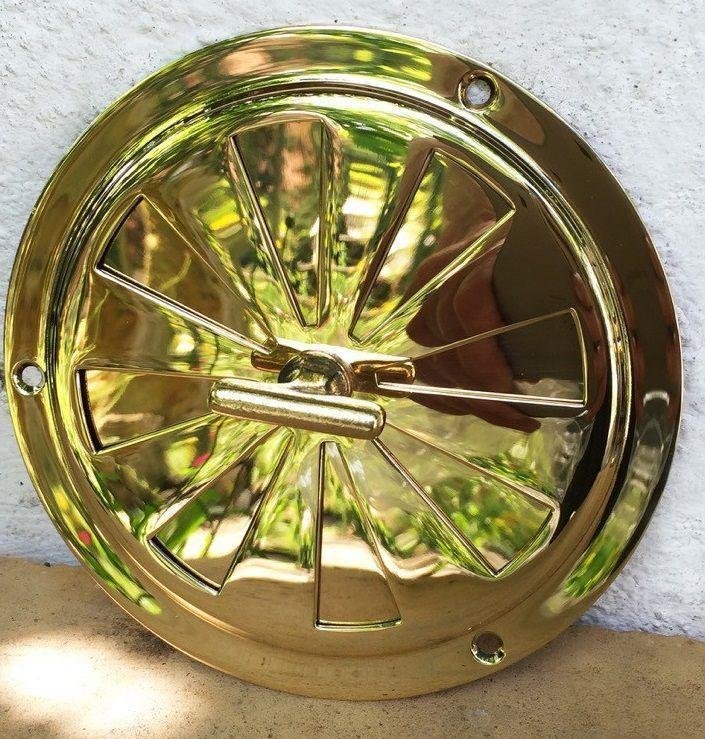 Verstelbaar luchtrooster, ventilatierooster, messing-mooi - Afbeelding 8