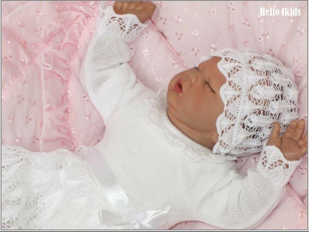 80 baby feest jurkje doop kleding smash cake photo shoot 18 - Afbeelding 2