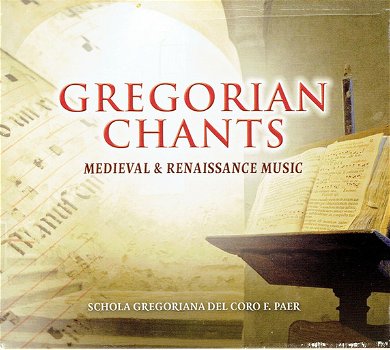 Schola Gregoriana Del Coro F. Paer ‎– Gregorian Chants (2 CD) Medieval & Renaissance Music Nieuw - 0