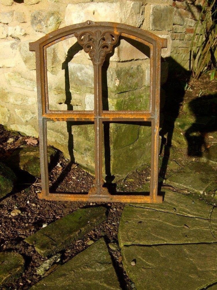 Raamwerk - Gretje - gietijzer-raam- decoratie tuin - Afbeelding 2