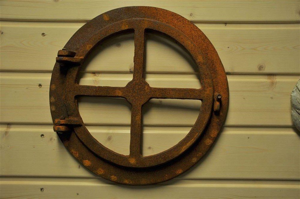 Rond klapbaar gietijzeren raam- ijzer-tuin-accessoires - Afbeelding 2